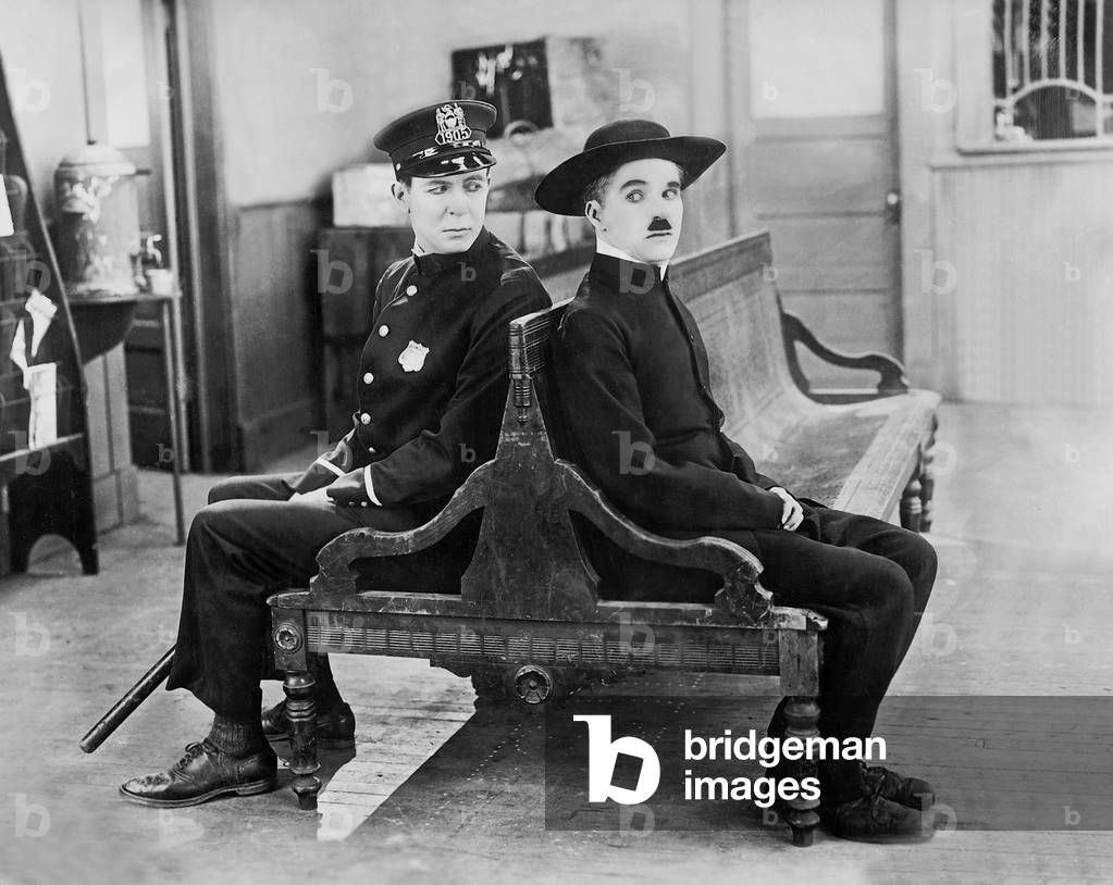 Charles Chaplin in 'The Pilgrim', 1923 (b/w photo)