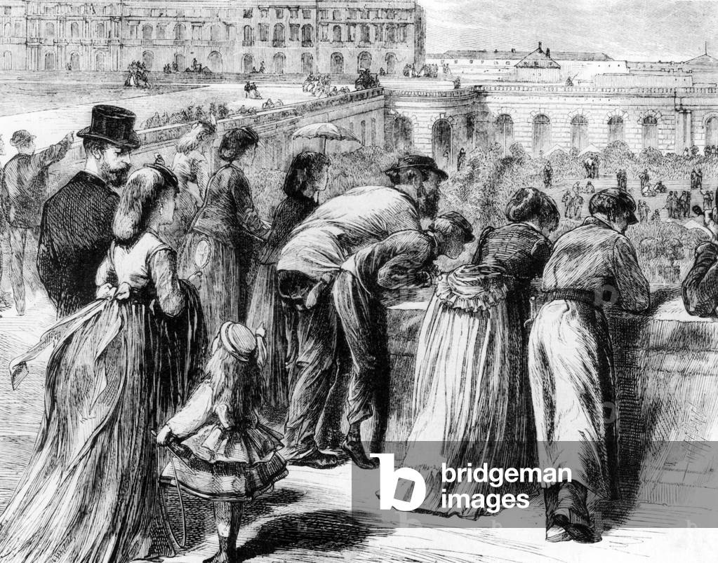 Paris Commune, 1871 (b/w photo)