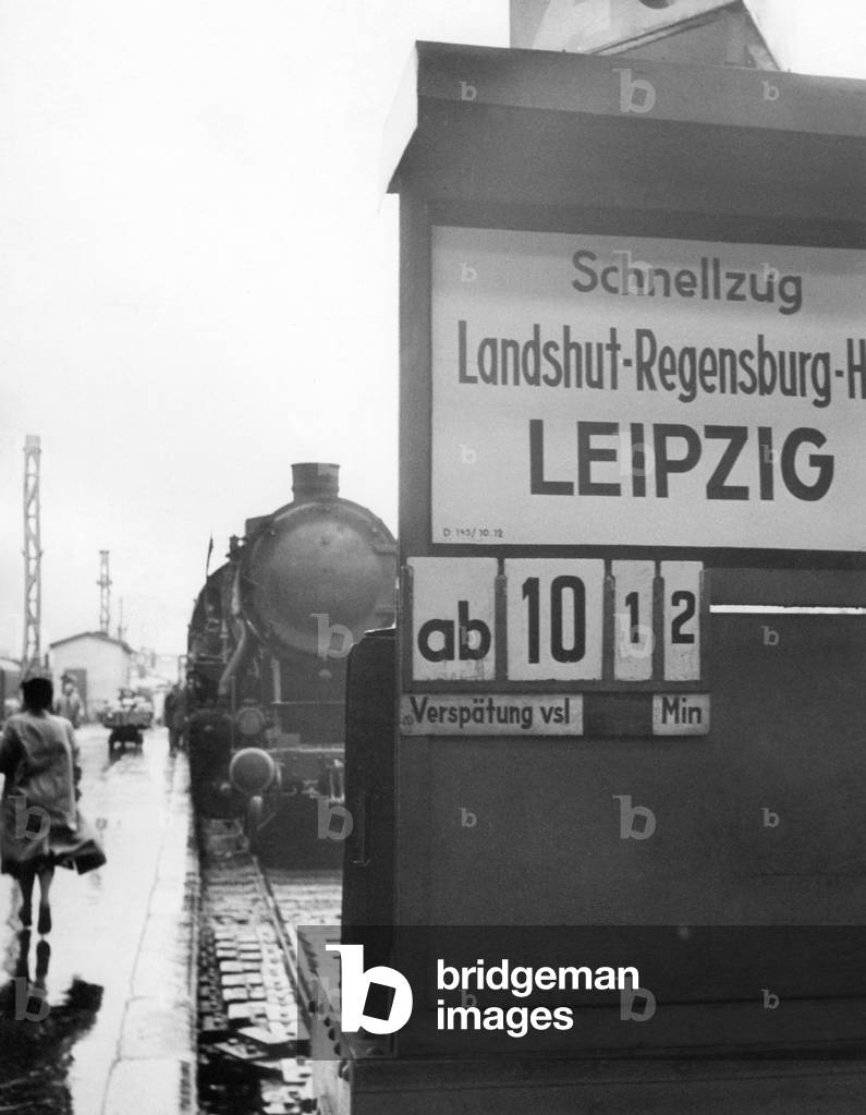 Interzonal traffic, 1950's (b/w photo)