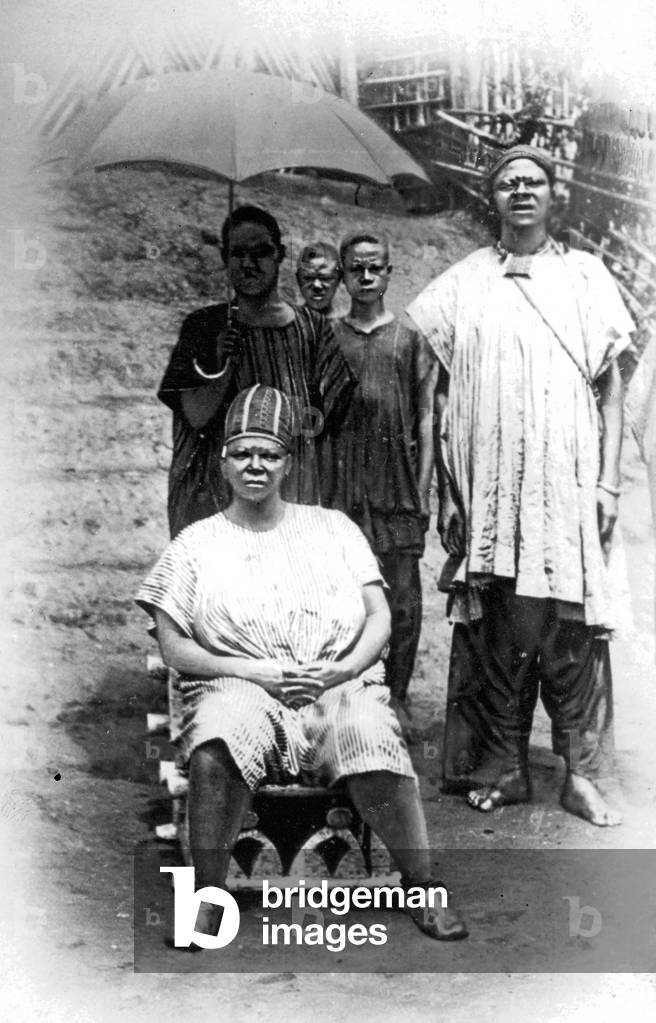 Cameroon at the turn of the century (b/w photo)