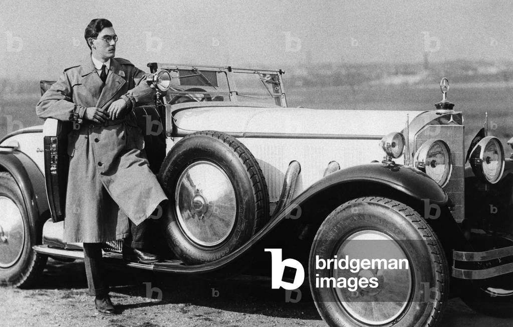 Prince Lennart of Sweden, 1930 (b/w photo)