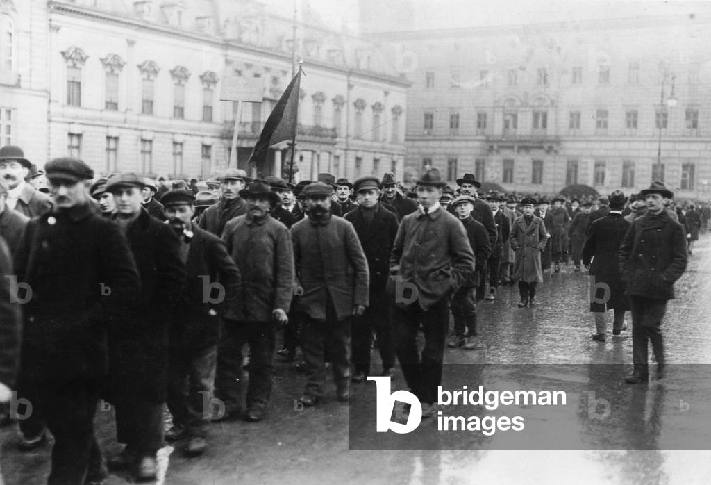 Communist demonstration against the Works Councils Act, 1920