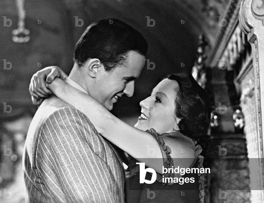 Axel von Ambesser and Kaethe von Nagy in 'Salonwagen E 417', 1939 (b/w photo)