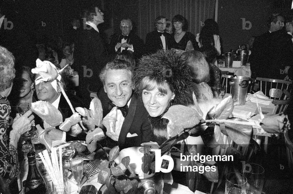 Maxl Graf at the German Film Ball in Munich, 1974 (b/w photo)