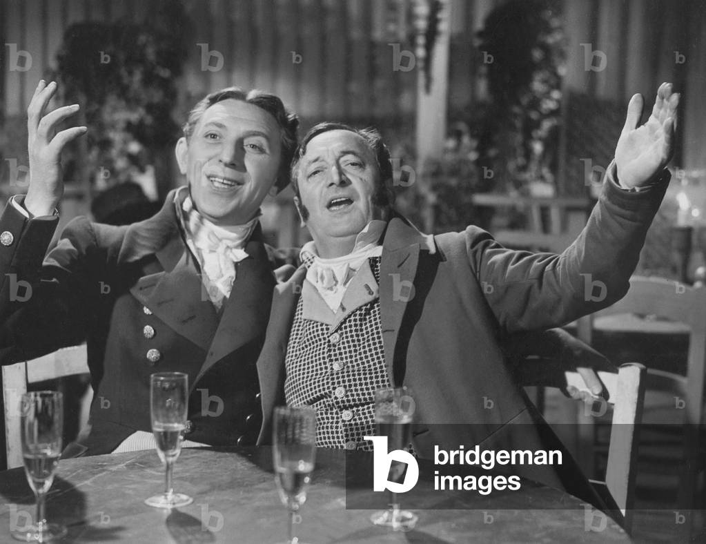 Theo Lingen und Hans Moser in 'Vienna Blood', 1942 (b/w photo)