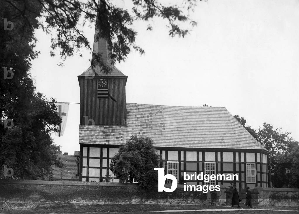 The Church of Tietzow, circa 1930s