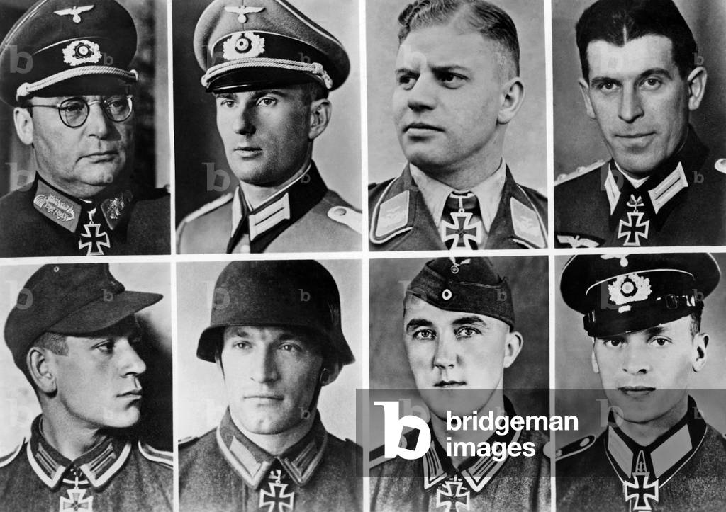 Knight's Cross bearer, 1943 (b/w photo)