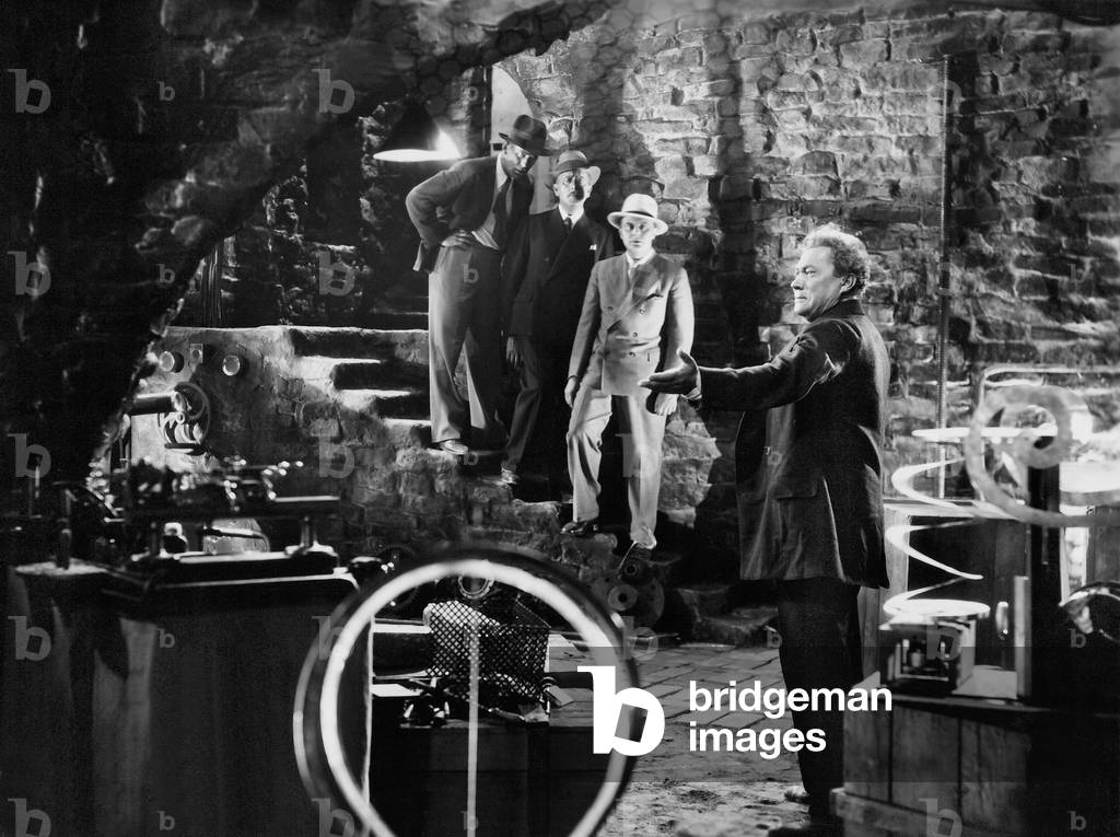 Harald Paulsen and Paul Wegener in 'Unheimliche Geschichten', 1932 (b/w photo)