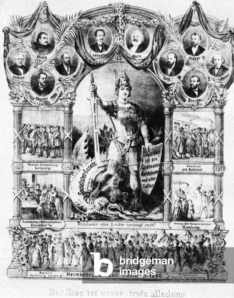 The Victory is Ours in Spite of All!, 1890 (litho)