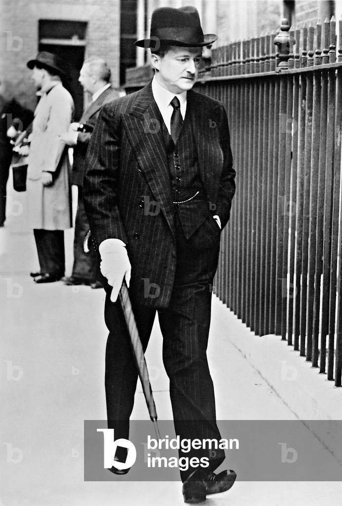 Duff Cooper in London, 1938 (b/w photo)