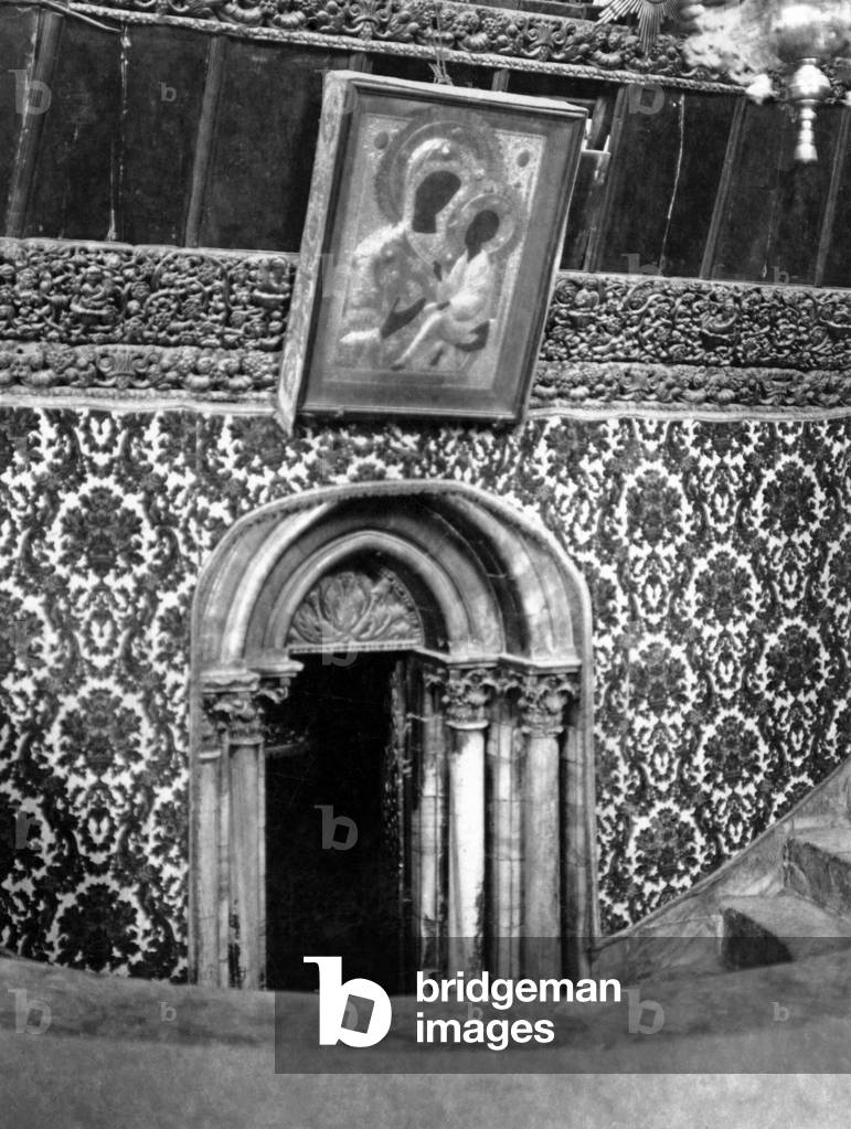 Grotto of the Nativity in Bethlehem, around  1930