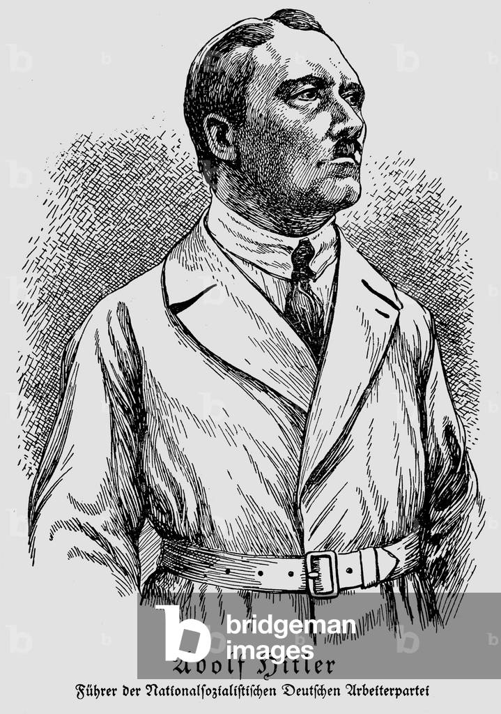 Adolf Hitler, 1923 (b/w photo)