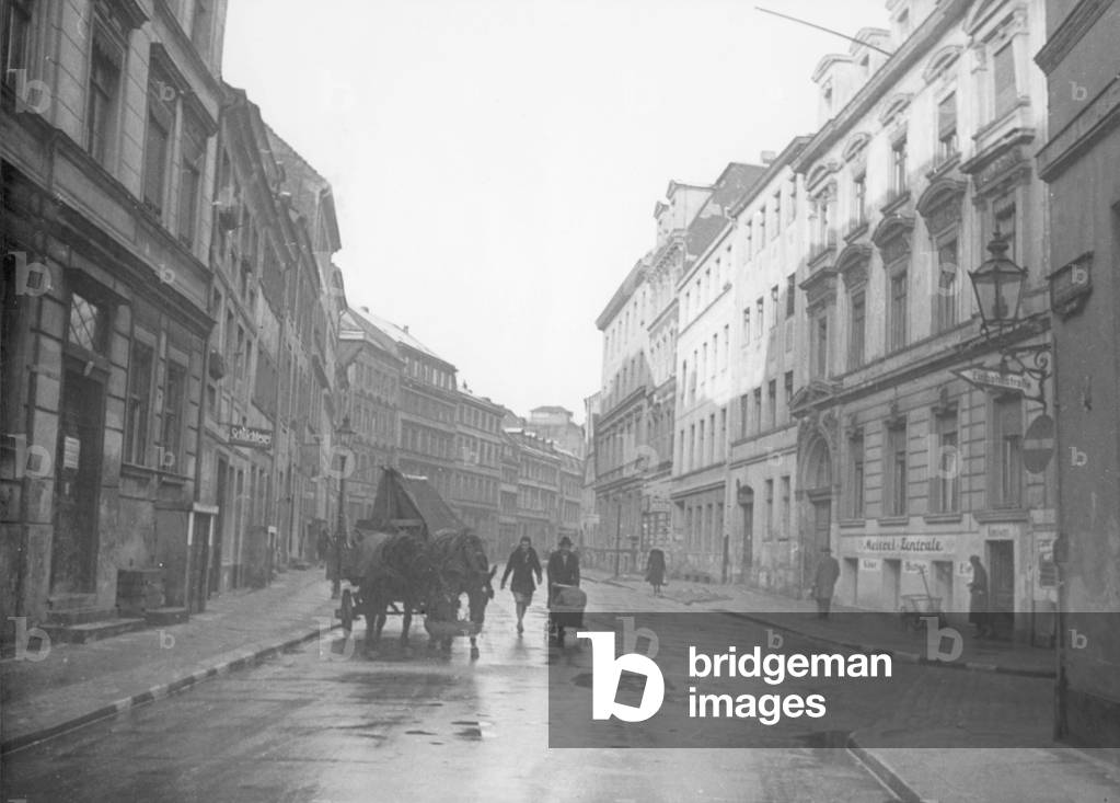Fischer Street in Berlin, 1934 (b/w photo)