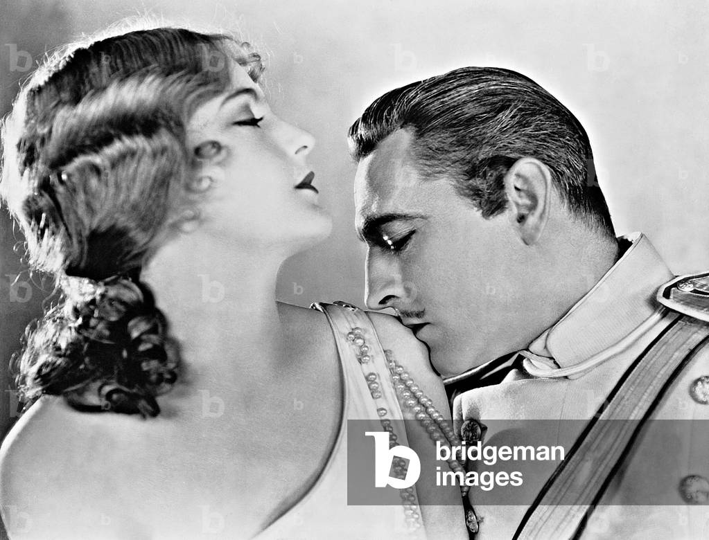 Camilla Horn and John Barrymore in 'Tempest', 1928 (b/w photo)