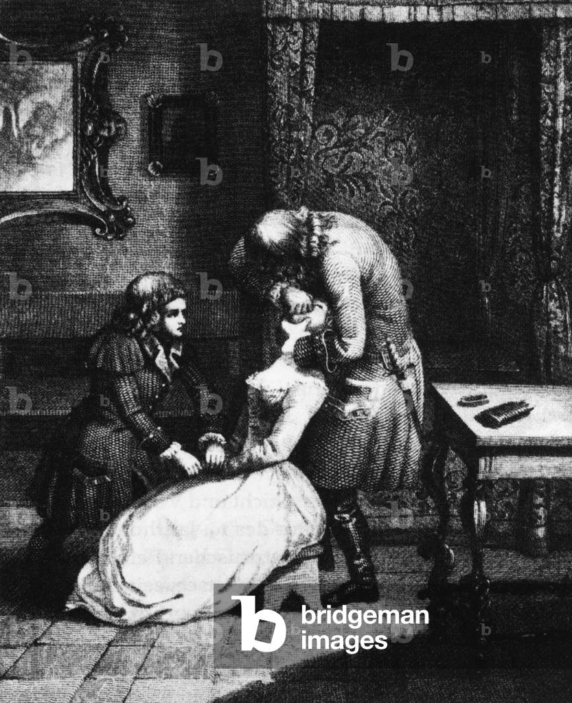 Peter the Great extracting a tooth, around 1700