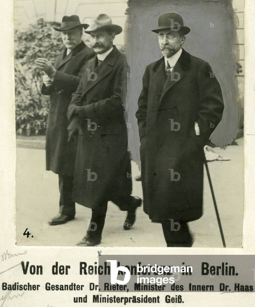 Representatives from Baden at the Imperial Conference, 1918
