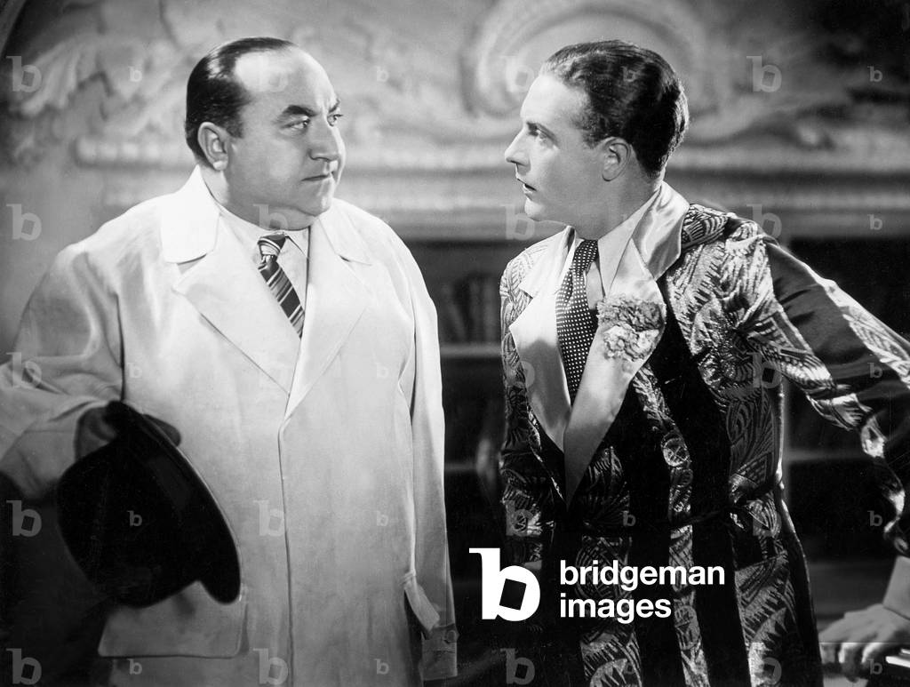 Kurt Gerron and Willy Fritsch in 'Burglars', 1931 (b/w photo)