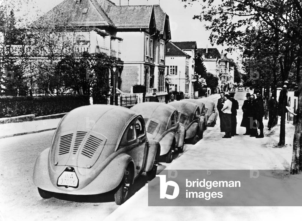 VW Beetle VW 30 test series, 1937 (b/w photo)