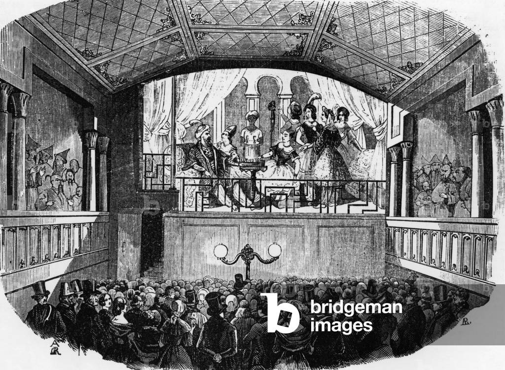 The entertainment club Elysium in Vienna, 1845
