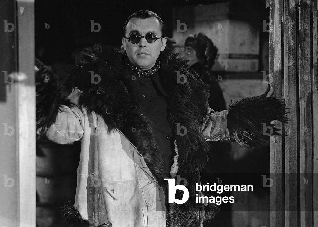 Herbert Selpin during the filming of 'Water for Canitoga', 1939 (b/w photo)