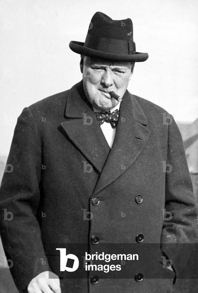 Winston Churchill, 1932 (b/w photo)