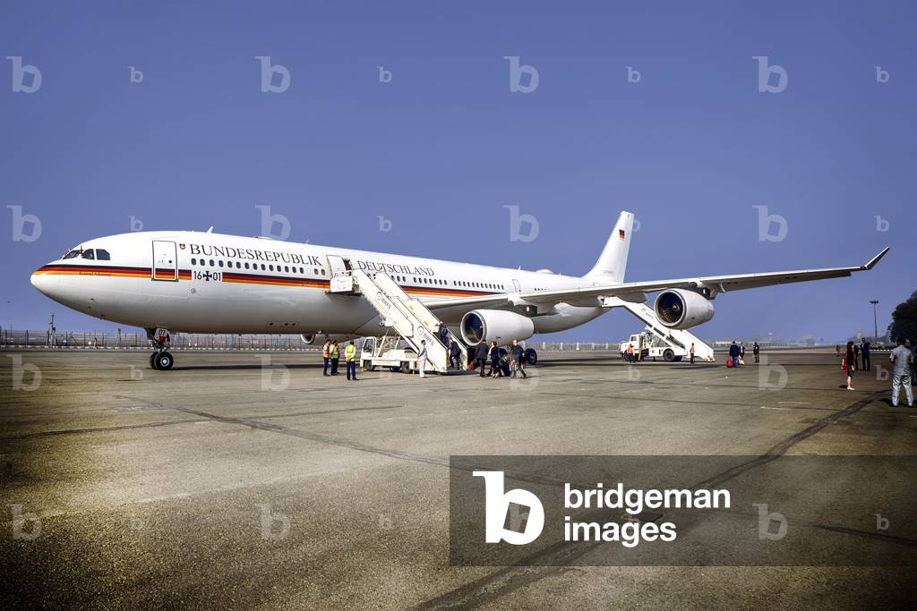 Departure to Chennai on the Airbus 340 