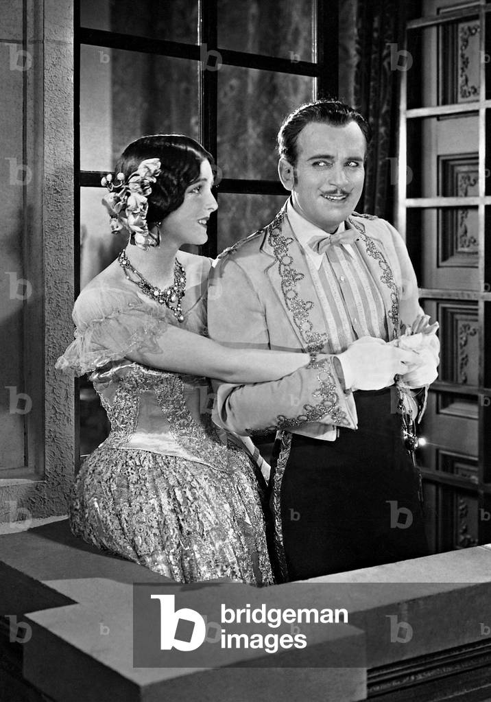 Marry Astor and Douglas Fairbanks in 'Don Q, Son of Zorro', 1925 (b/w photo)
