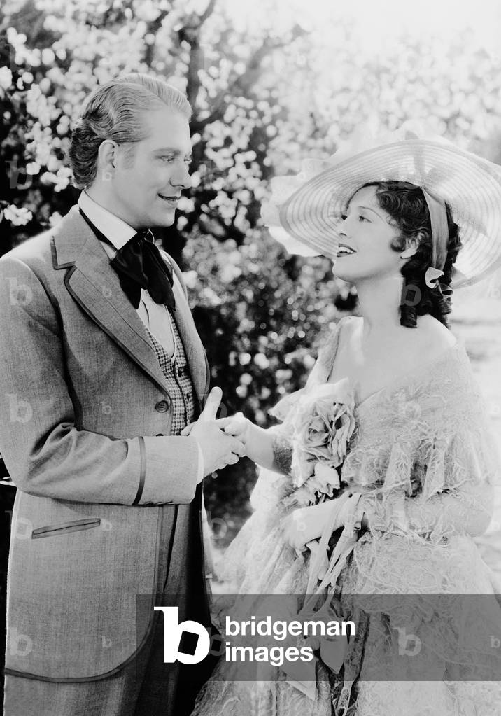 Nelson Eddy and Jeanette MacDonald in 'Maytime', 1937 (b/w photo)