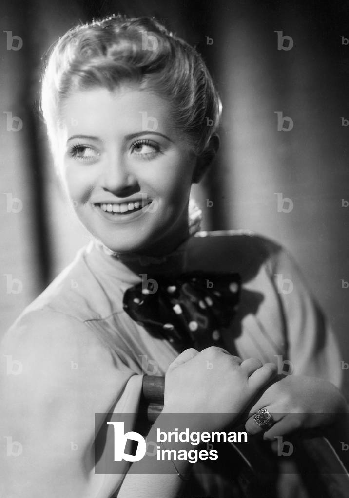 Susi Nicoletti in 'Das juengste Gericht', 1939 (b/w photo)