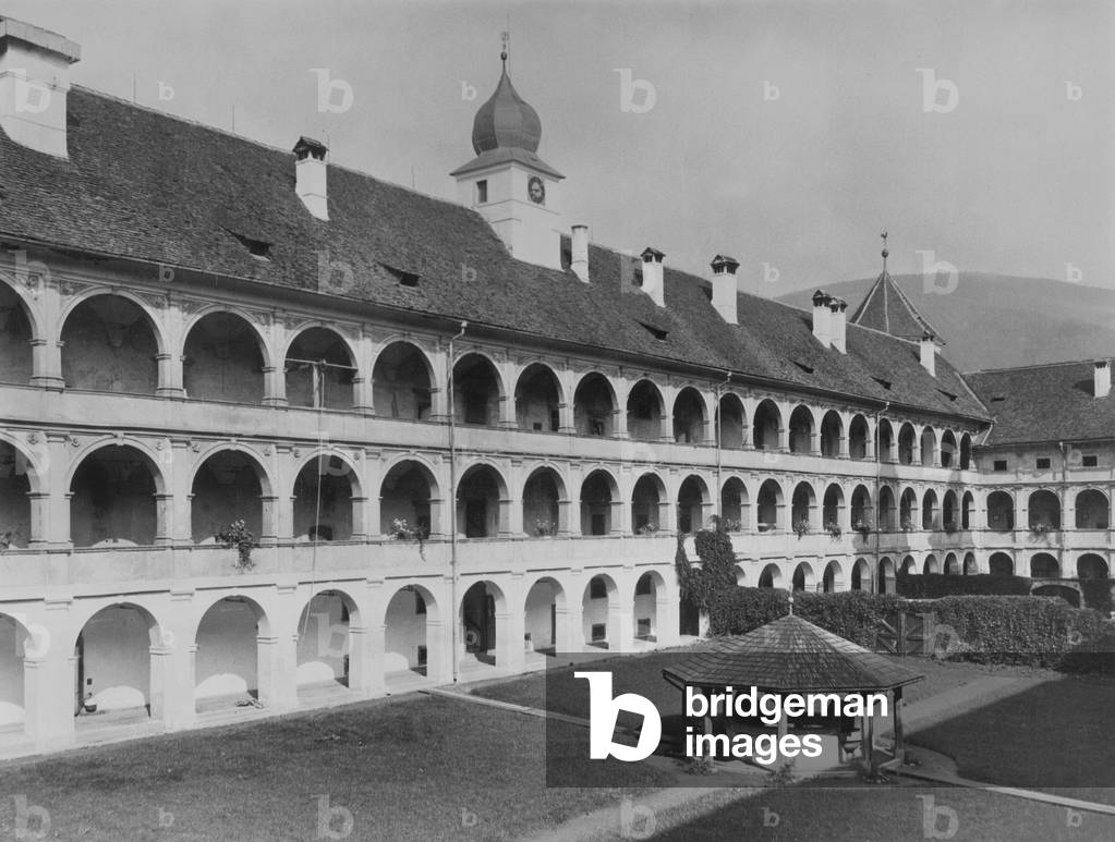 The Seckau Abbey (b/w photo)