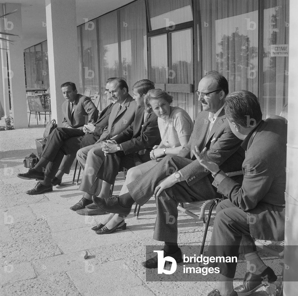 Slatni pjasazi in Bulgaria, 1967 (b/w photo)