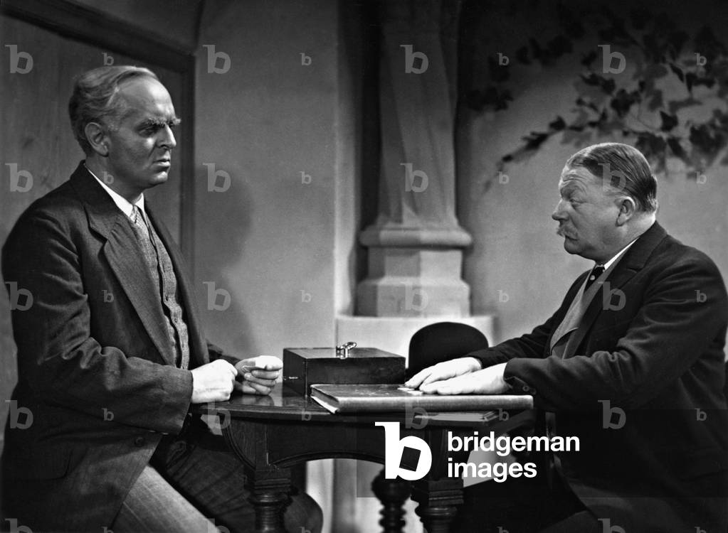 Rudolf Klein-Rogge and Otto Wernicke in 'Between Heaven and Earth', 1934 (b/w photo)