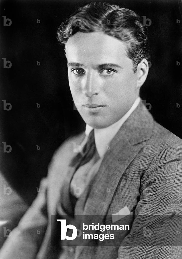 Charles Chaplin, 1927 (b/w photo)