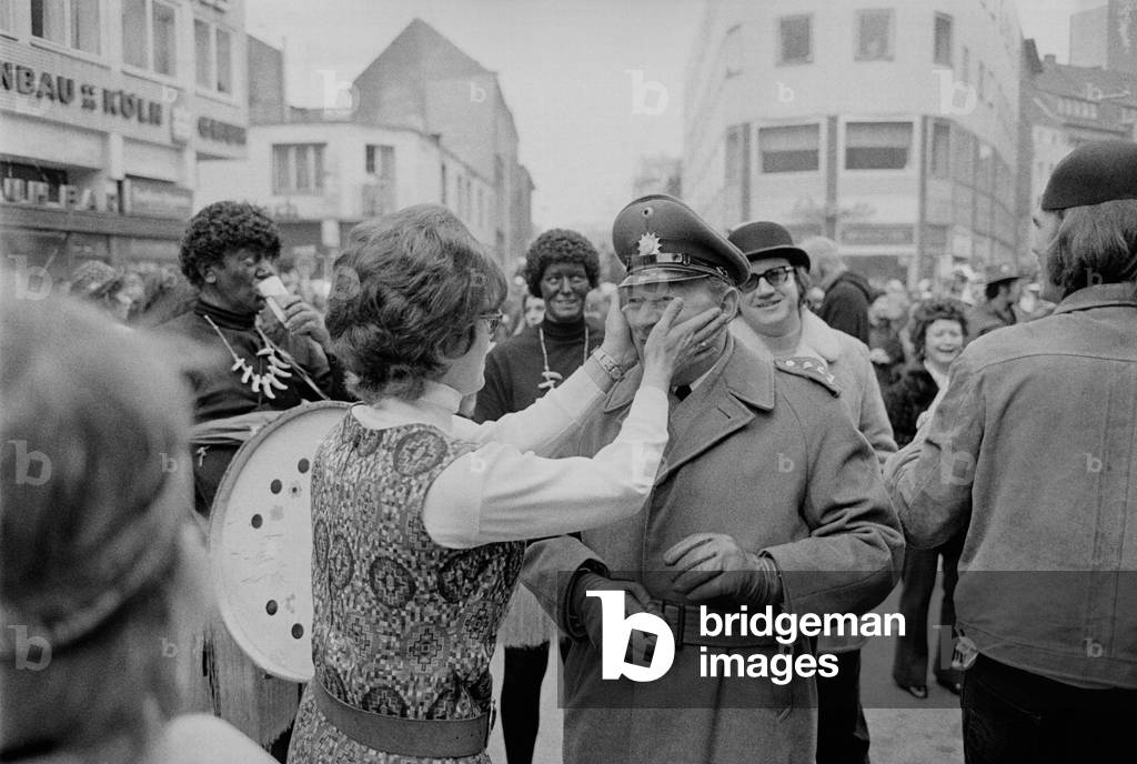 The Cologne Carnival (b/w photo)