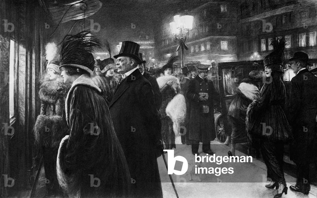 Rue de la Paix in Paris, 1914