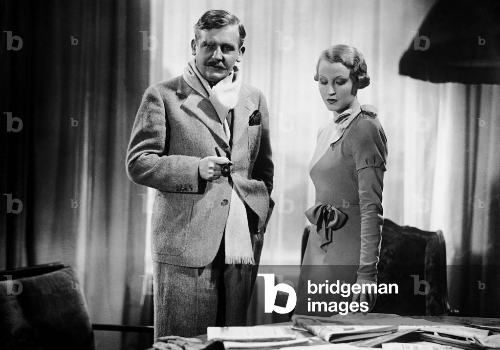 Brigitte Helm and Rudolf Forster in 'The Countess of Monte Christo', 1932 (b/w photo)