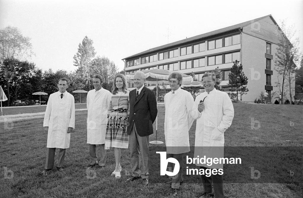 The Privatklinik Dr. Thyssen, 1971 (b/w photo)