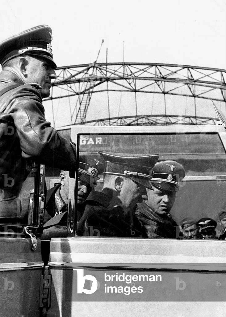 Johannes Blaskowitz, Adolf Hitler and Erich Kempka, 1939 (b/w photo)