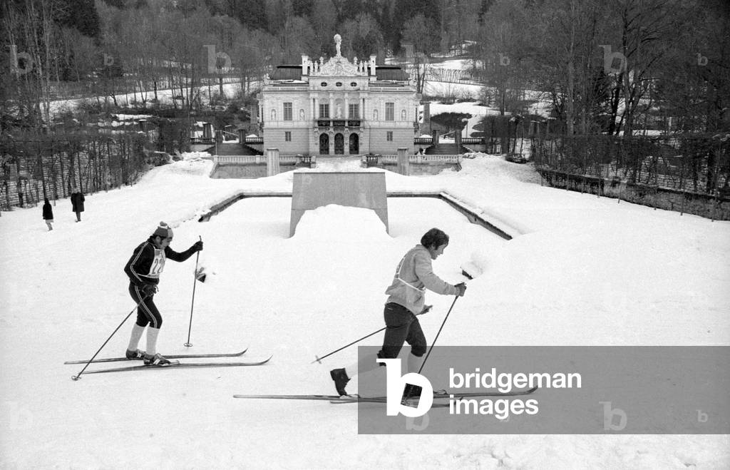 Koenig-Ludwig-Lauf, 1974 (b/w photo)