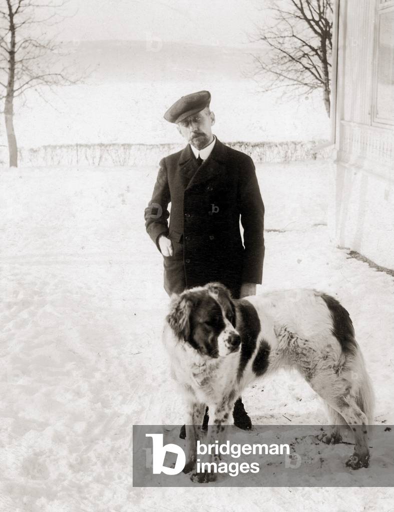 Roald Amundsen, 1909 (b/w photo)