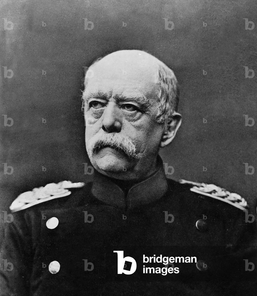 Otto von Bismarck, 1885 (b/w photo)