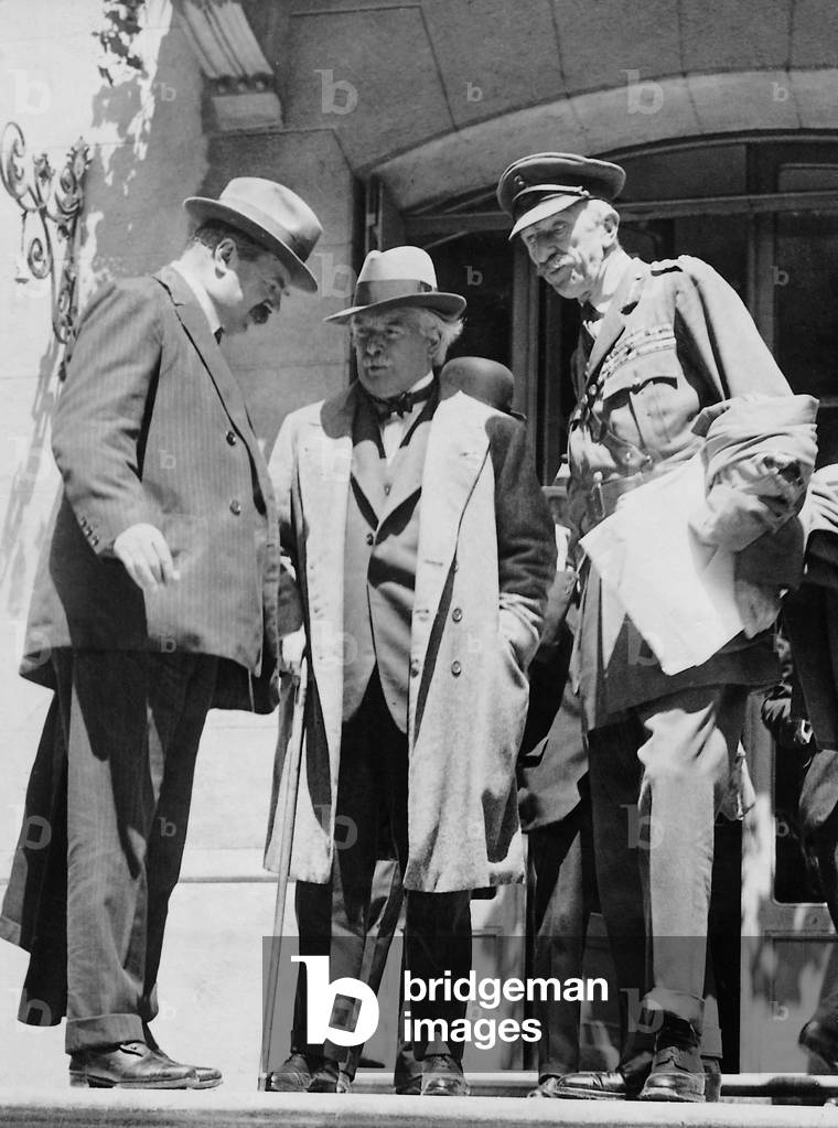 David Lloyd George and Sir Henry Wilson (b/w photo)