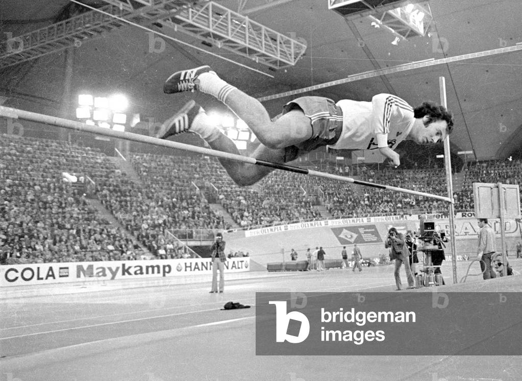 Franz Beckenbauer at the Sportpressefest (Sports Press Festival) in Munich, 1974 (b/w photo)