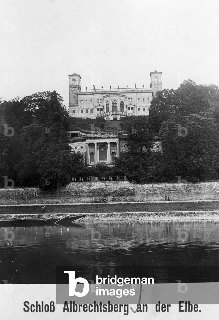 Castle Albrechtsberg in Dresden, 1912