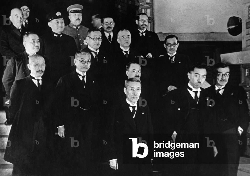 Government Cabinet of Japan, 1939 (b/w photo)
