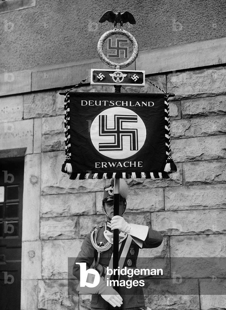 New Standard of Police, 1937 (b/w photo)