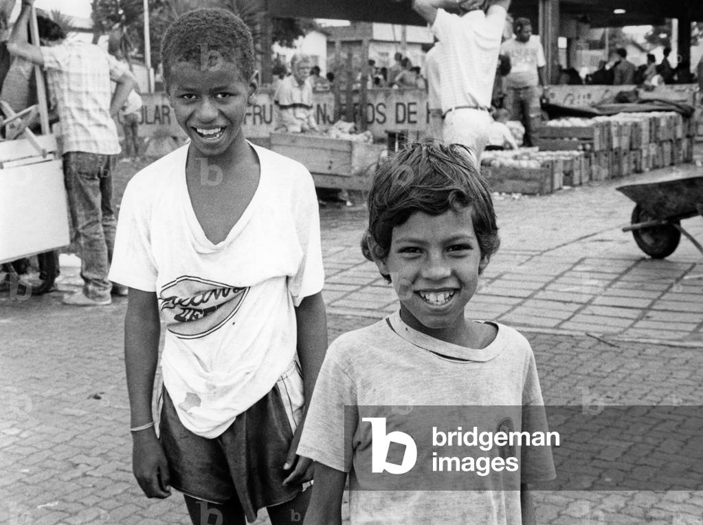 Youths in Brazil, 1946-89 (b/w photo)