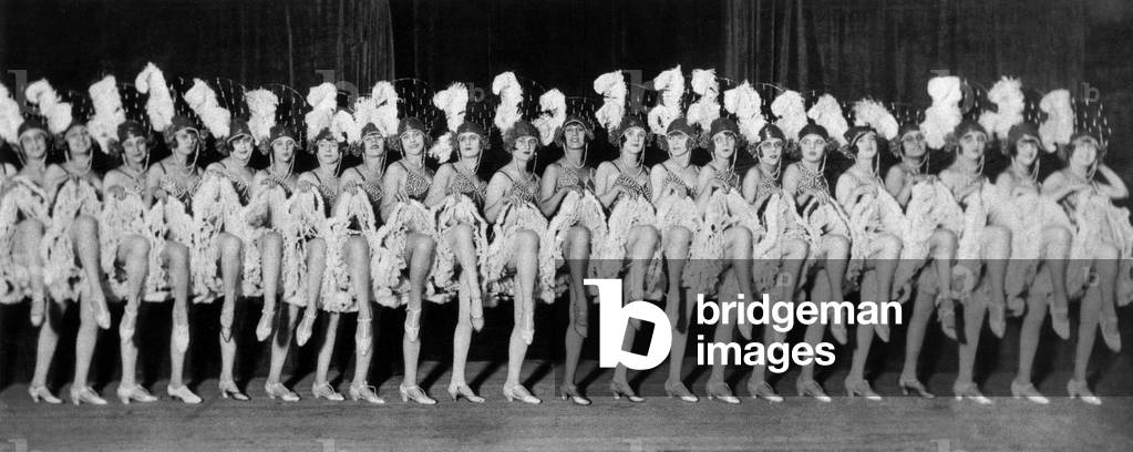 Girls Revue, 1926 (b/w photo)