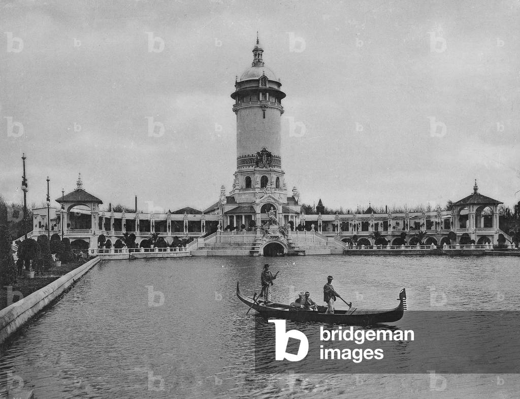 Trade exhibition Berlin, 1896 (b/w photo)