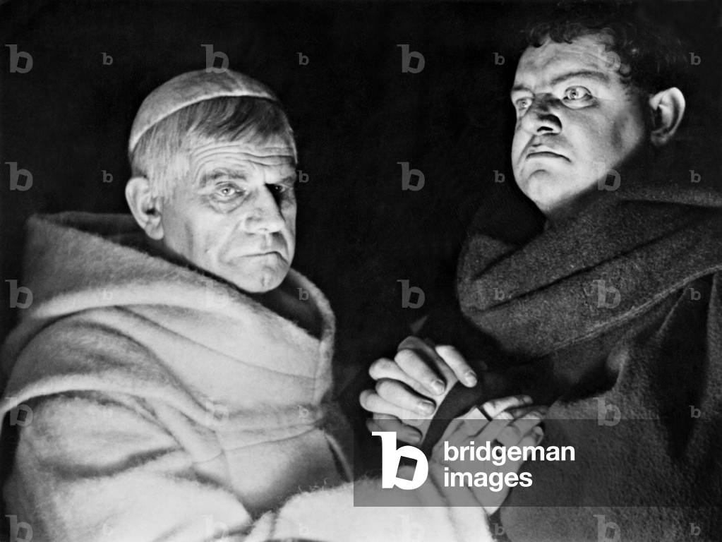 Friedrich Kayssler and Heinrich George in 'The Prophetes', 1933 (b/w photo)